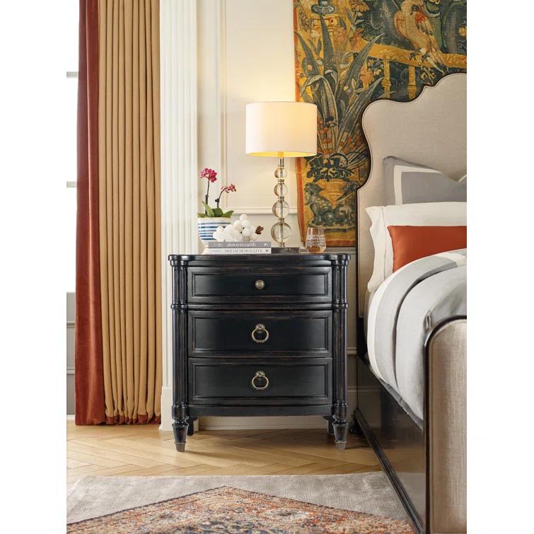 Charleston Solid + Manufactured Wood Nightstand