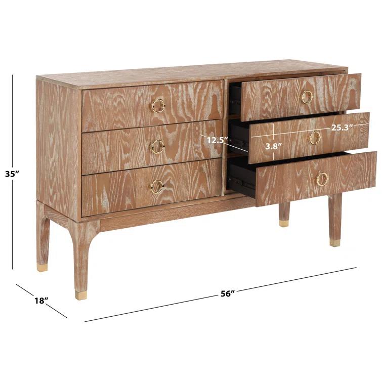 Joss & Main Quincy 56'' W 6 - Drawer Dresser