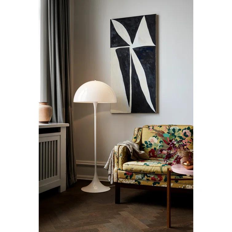 Panthella White Opal Acrylic Floor Lamp