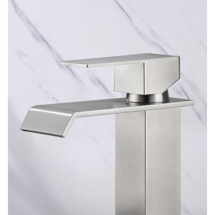 1 Single-handle Bathroom Faucet with Drain Assembly
