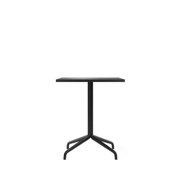 Charcoal Linoleum and Marble Extendable Counter Height Dining Table