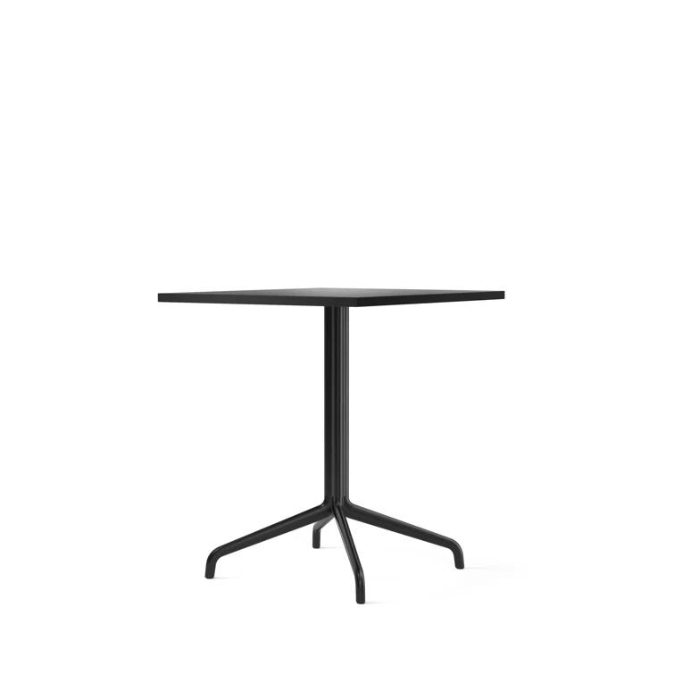 Charcoal Linoleum and Marble Extendable Counter Height Dining Table