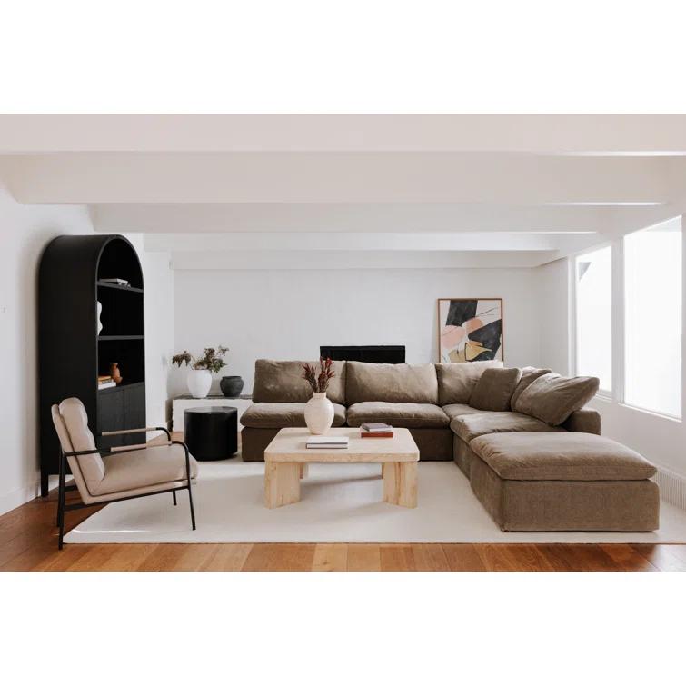 Armand Performance Fabric Ottoman
