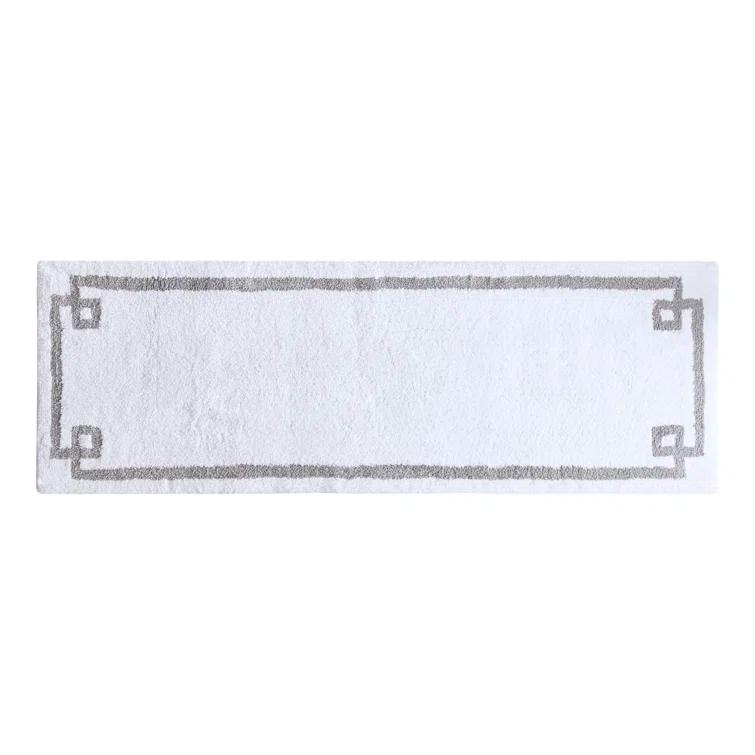 Madison Park 100% Cotton Tufted Bath Rug with Non-Slip Backing