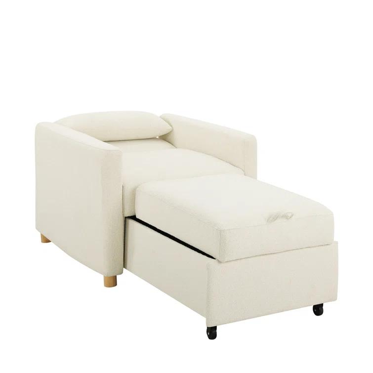 Serta Cooper 36" Convertible Sleeper Accent Chair with Cushion