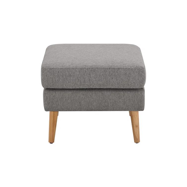 Serta Bellamy 2 in 1 Convertible Loveseat Chaise and Ottoman