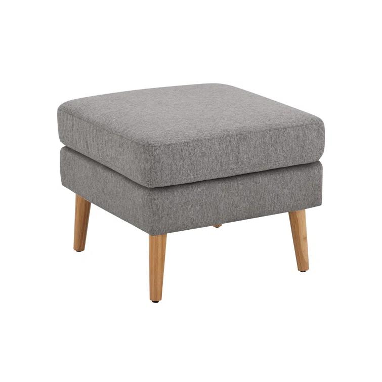 Serta Bellamy 2 in 1 Convertible Loveseat Chaise and Ottoman