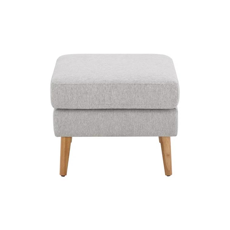 Serta Bellamy 2 in 1 Convertible Loveseat Chaise and Ottoman