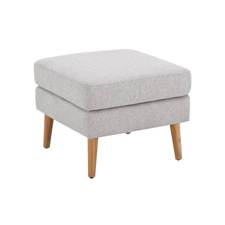 Serta Bellamy 2 in 1 Convertible Loveseat Chaise and Ottoman