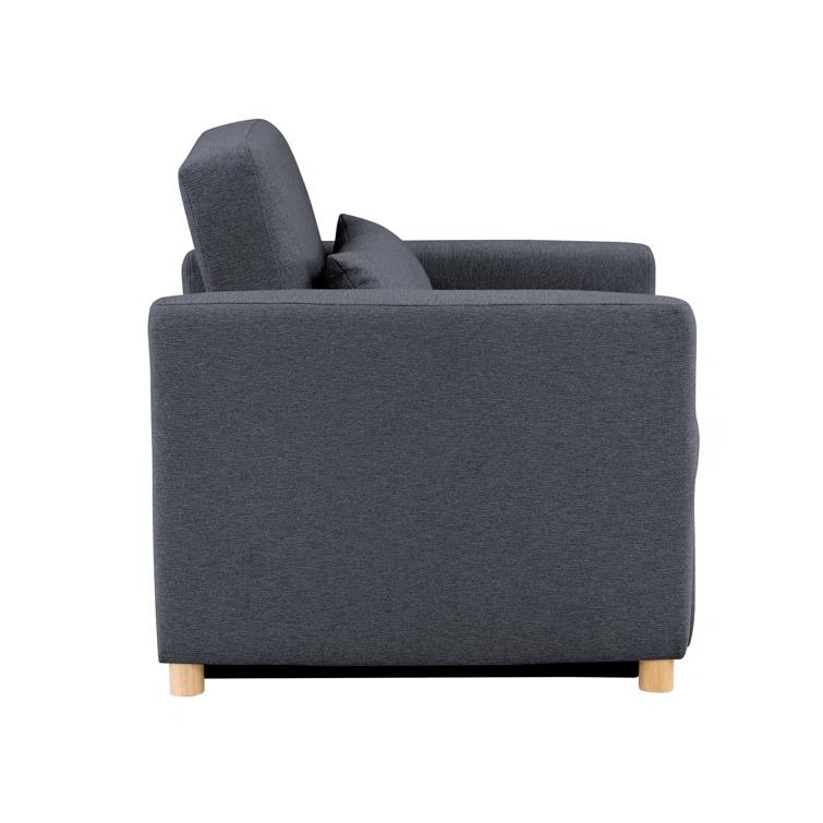 Serta Cooper 36" Convertible Sleeper Accent Chair with Cushion