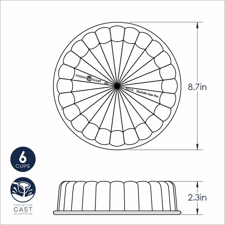 Nordic Ware Nordic Ware Non-Stick Round Charlotte Cake Pan