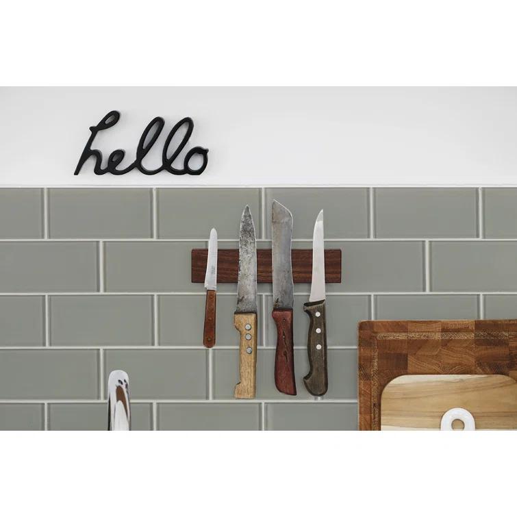 3'' W x 6'' L Glass Peel and Stick Subway Tile