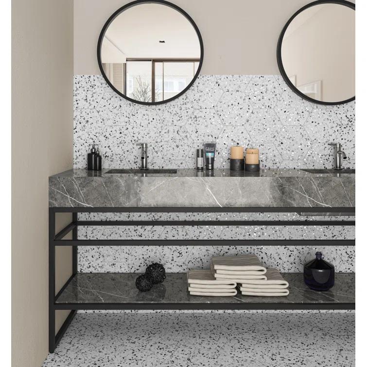 Sparkle 10" x 8" Porcelain Stone Look Wall & Floor Tile
