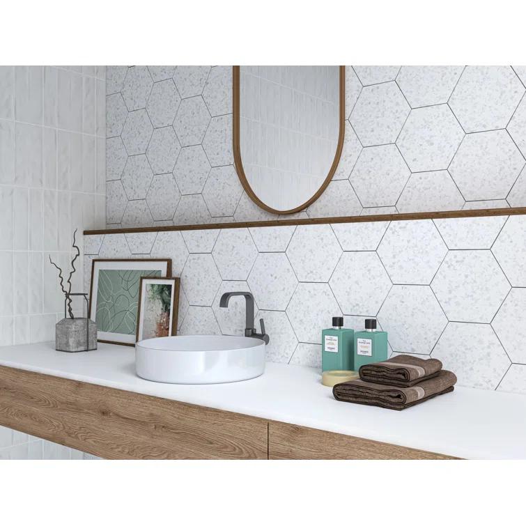 Sparkle 10" x 8" Porcelain Stone Look Wall & Floor Tile