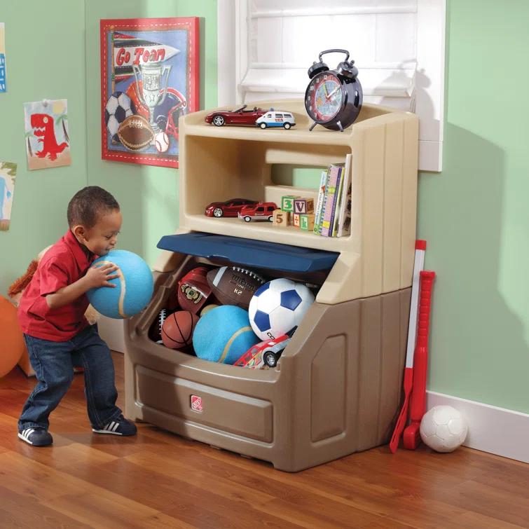 Step2 Lift and Hide Bookcase Toy Box
