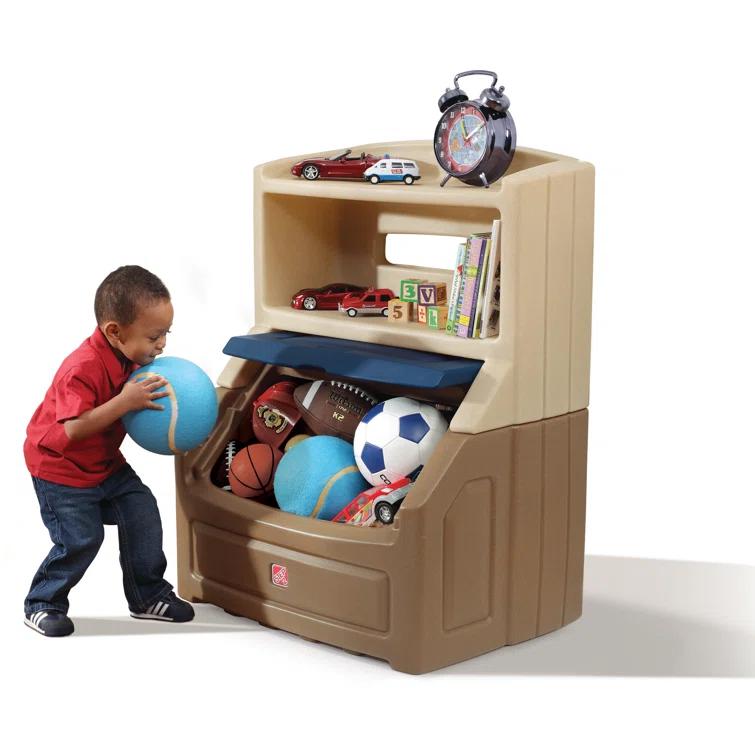 Step2 Lift and Hide Bookcase Toy Box