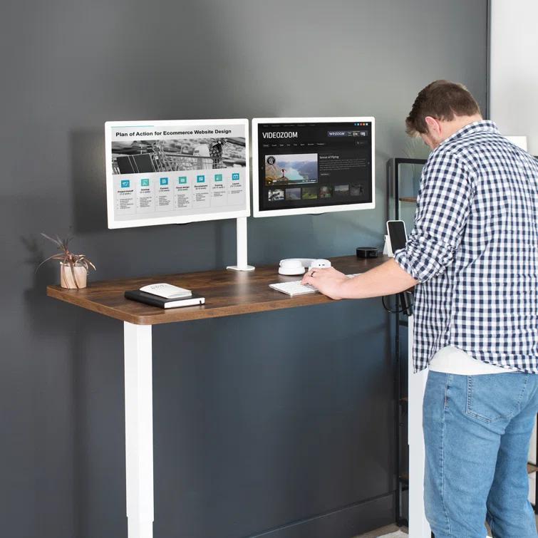 Vivo VIVO Single Motor Electric Desk with Push Button Memory Controller