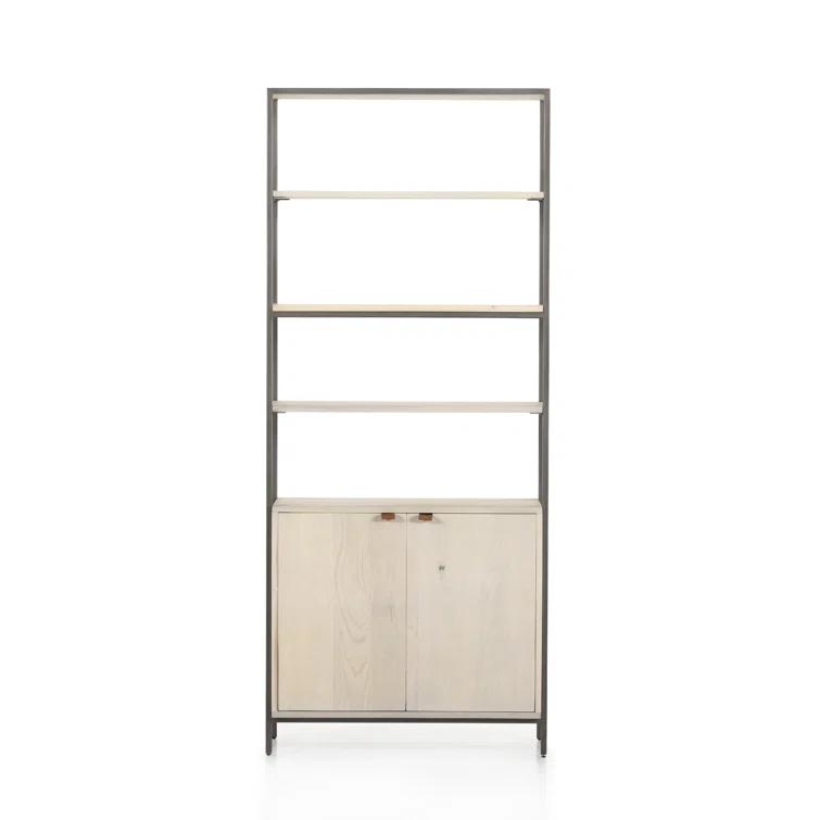 Graham Open Bookcase with Doors (35")
