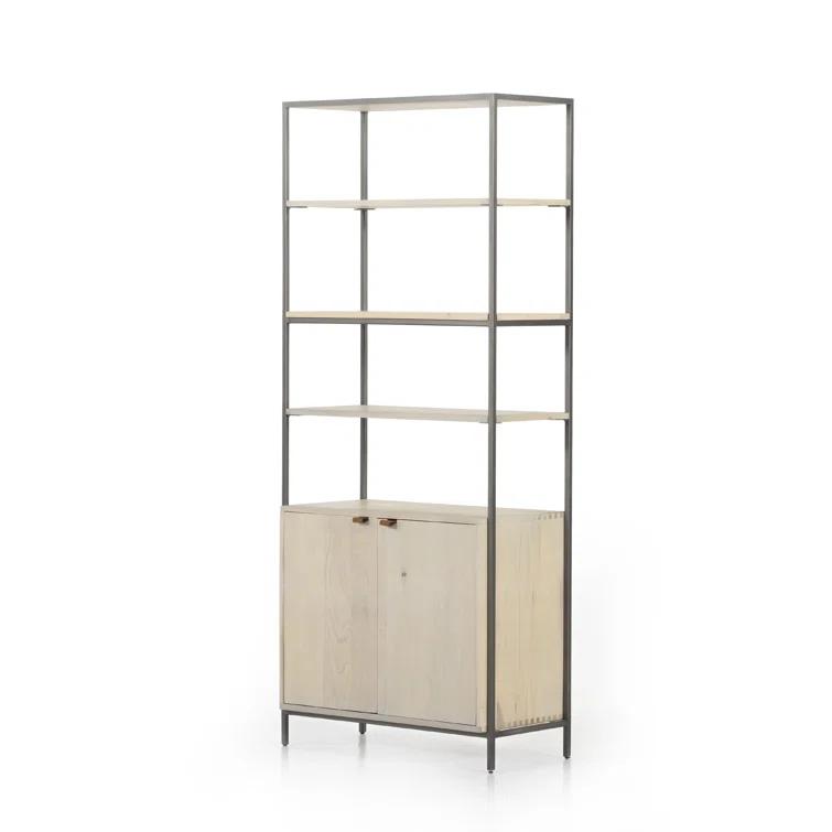 Graham Open Bookcase with Doors (35")
