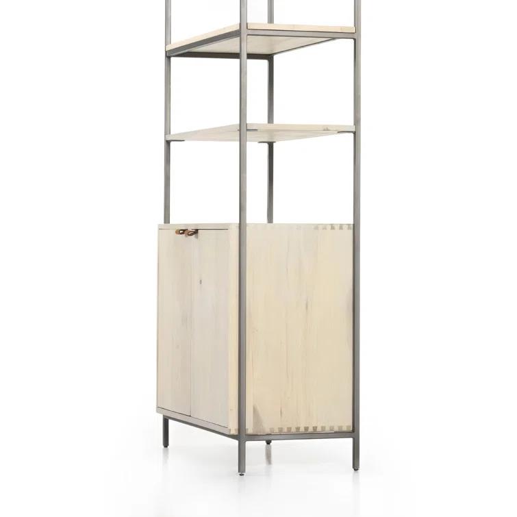 Graham Open Bookcase with Doors (35")