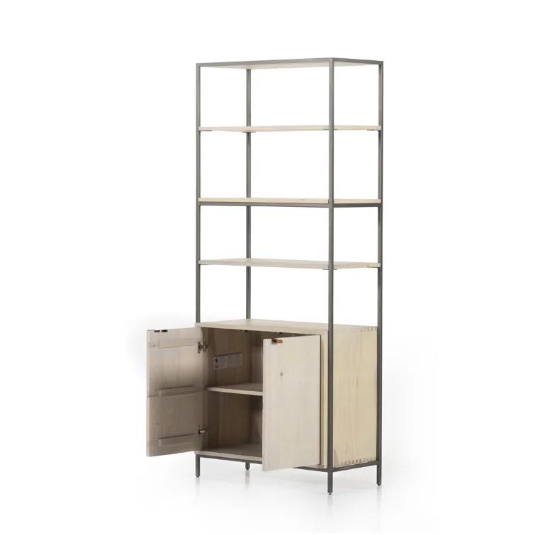 Graham Open Bookcase with Doors (35")