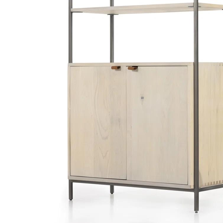 Graham Open Bookcase with Doors (35")