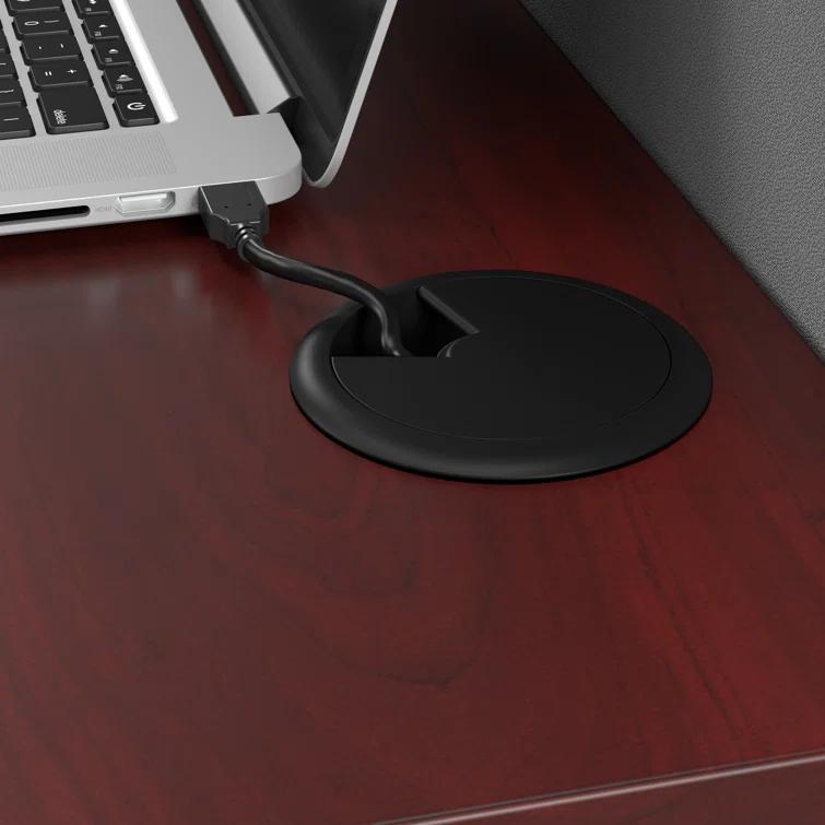 Bush Business Furniture Office In An Hour Rectangle 1 Person Cubicle with Cable Management