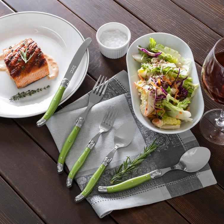 French Home French Home Laguiole 20 Piece Stainless Steel Flatware Set, Service for 4