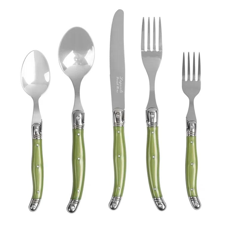 French Home French Home Laguiole 20 Piece Stainless Steel Flatware Set, Service for 4