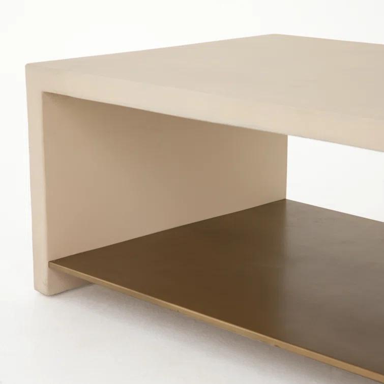 Concrete Rectangular Coffee Table (48")