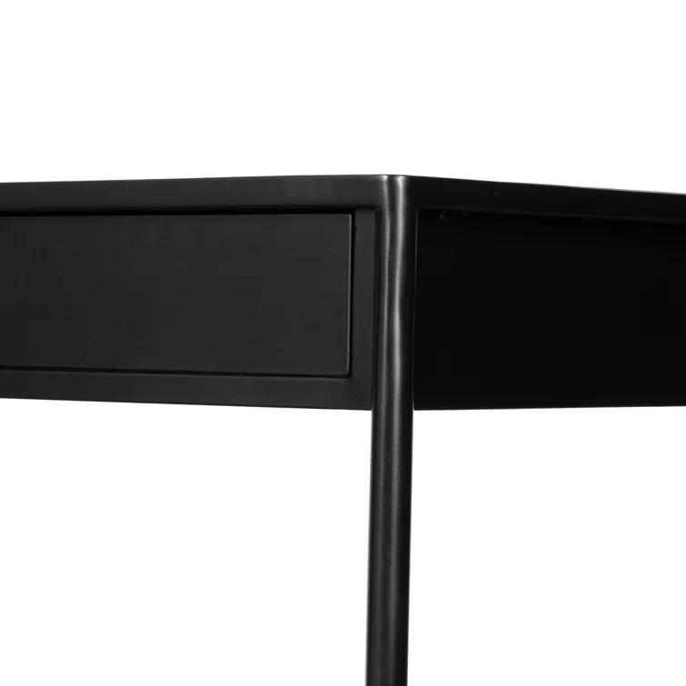 Bronzed Iron Console Table (57")