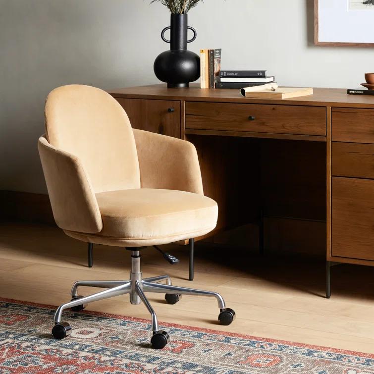 Raiden Office Chair - Camel Velvet