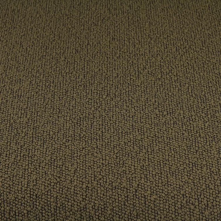 Astrud Sculpted Scallop-Back Bar Stool in Fiqa Boucle Olive