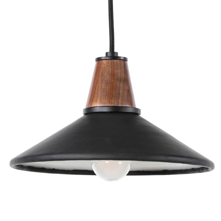 Doherty Pendant Light - Black / 11"Dia