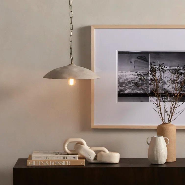 Juana Pendant Light - Sand / 14" Dia