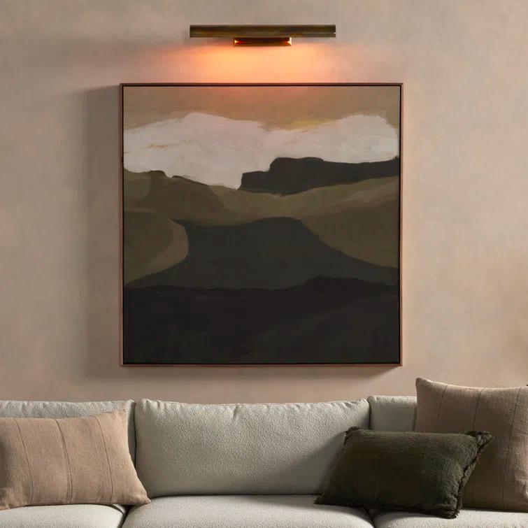 Lockett Picture Light - Burnt Brass / 24"W