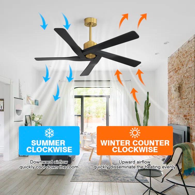 Wade Logan® 5-ABS Blades Indoor Ceiling Fan without Light