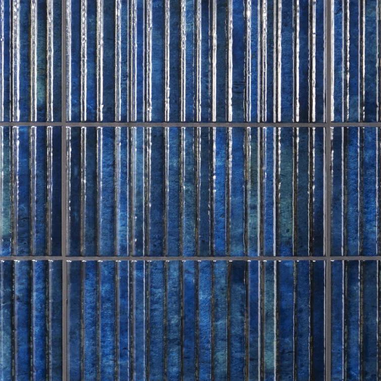 Canu 5.9 In. x 11.81 In. Polished Fluted Ceramic Subway Wall Tile (9.68 Sq. Ft. / Case)