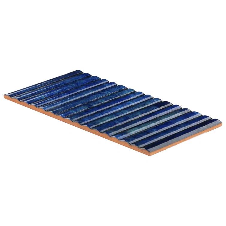 Canu 5.9 In. x 11.81 In. Polished Fluted Ceramic Subway Wall Tile (9.68 Sq. Ft. / Case)