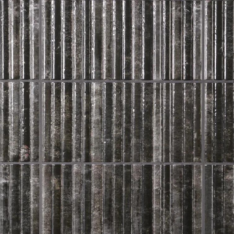 Canu 5.9 In. x 11.81 In. Polished Fluted Ceramic Subway Wall Tile (9.68 Sq. Ft. / Case)