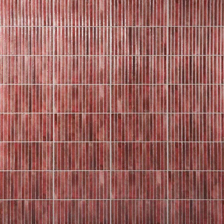 Canu 5.9 In. x 11.81 In. Polished Fluted Ceramic Subway Wall Tile (9.68 Sq. Ft. / Case)