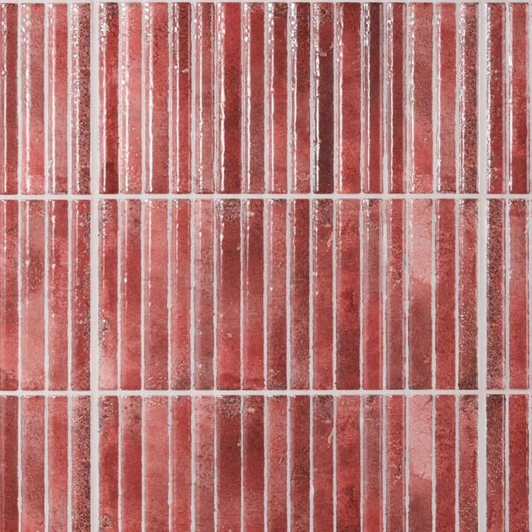 Canu 5.9 In. x 11.81 In. Polished Fluted Ceramic Subway Wall Tile (9.68 Sq. Ft. / Case)