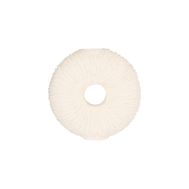 Phillips Collection Waves Off White 28" Indoor / Outdoor Resin Floor Vase