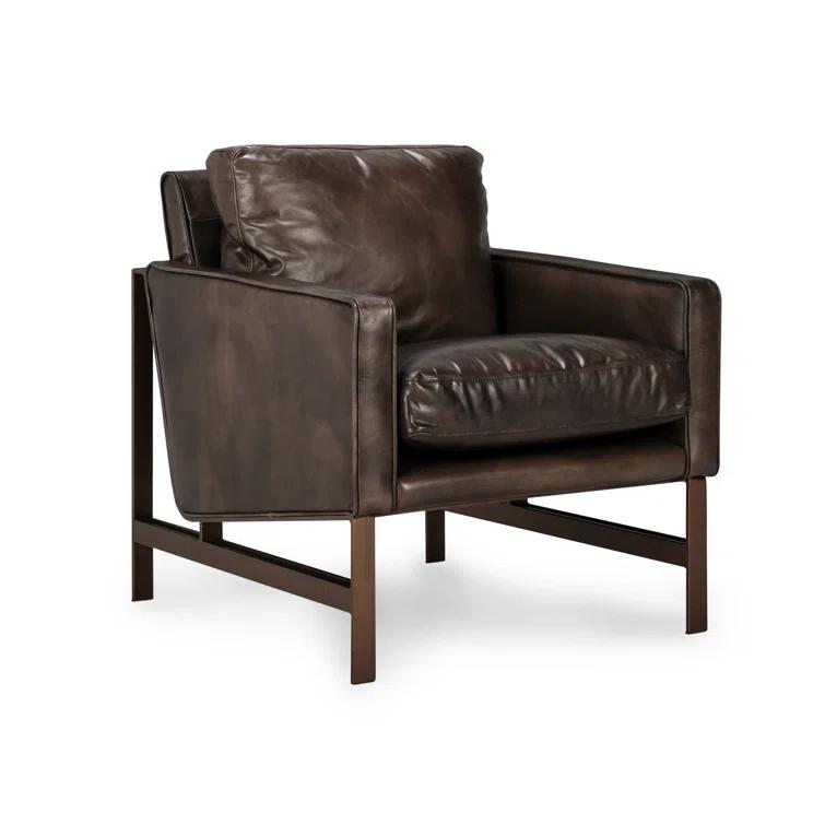 Classic Home Chad Leather Armchair & Reviews | Wayfair