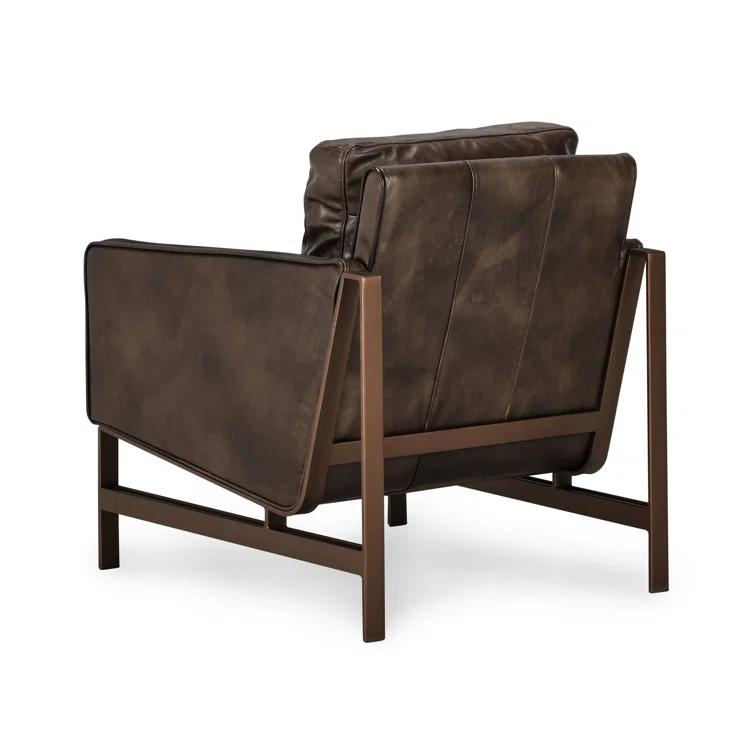 Classic Home Chad Leather Armchair & Reviews | Wayfair