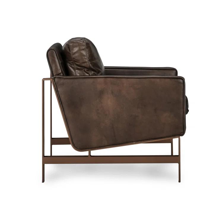 Classic Home Chad Leather Armchair & Reviews | Wayfair