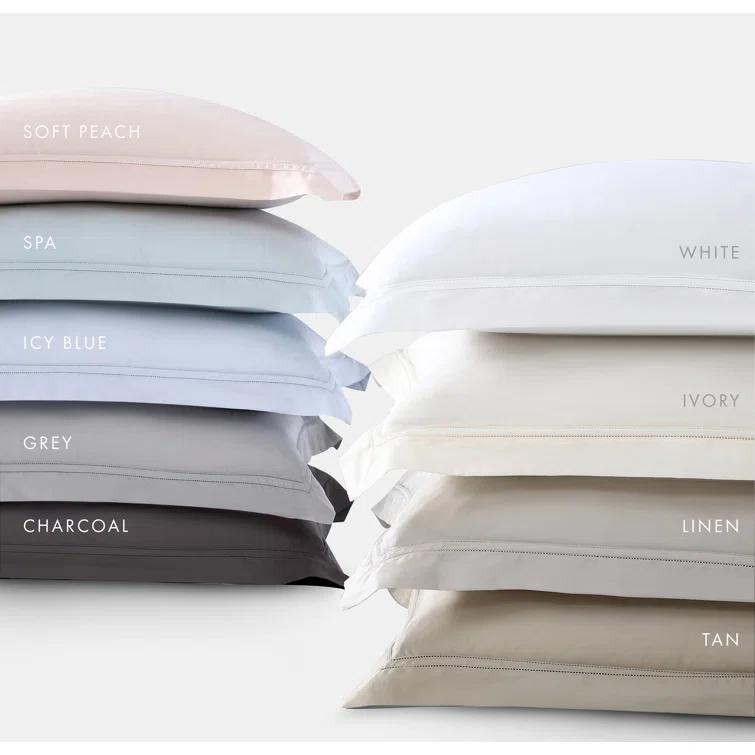 Charcoal Queen Egyptian Cotton 3-Piece Duvet Cover Set