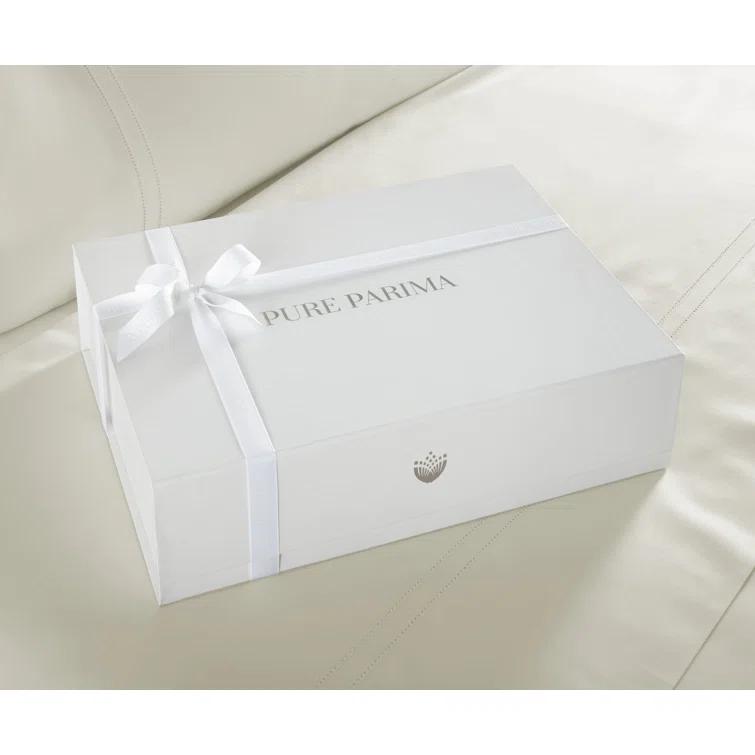 Ivory Queen Egyptian Cotton 3-Piece Duvet Cover Set