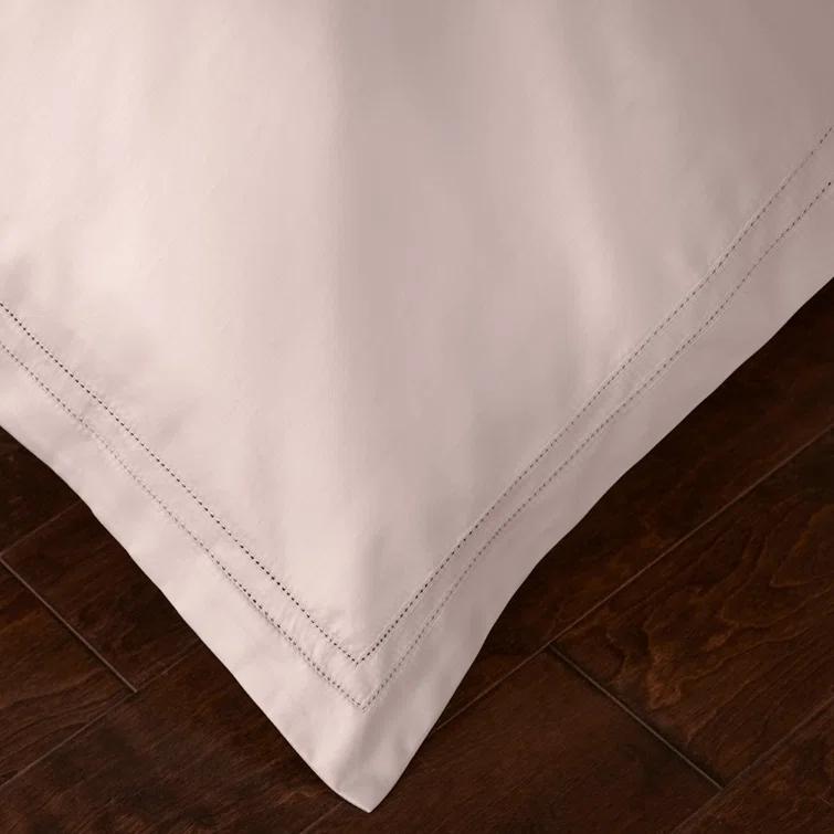 Pure Parima Luxury Duvet Cover Set 100% Certified Egyptian Cotton, Double Hem-Stitched Sateen Weave, Hidden Zipper Closure 1 Duvet Cover and 2 Pillow Shams (Linen, Queen)