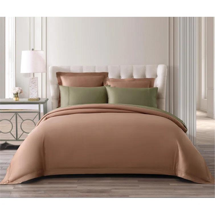 Ivory Queen Egyptian Cotton 3-Piece Duvet Cover Set